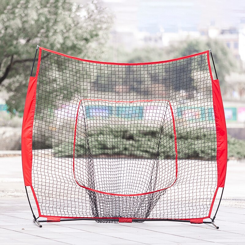 7X7 Ft Softball Baseball pratica rete con cornice che colpisce battitura cattura attrezzatura Backstop aiuti per l&#39;allenamento zona di attacco