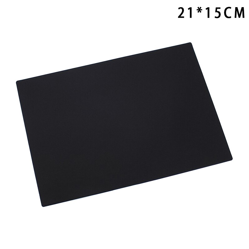 Write Pads Soft silicone Writing Pad Non-Slip Solid Color Writing Mat School Supplies KQS8: black