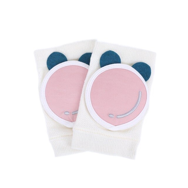 Baby Kniebeschermers Baby Peuter Knee Pads Protector Baby Beenwarmers Mesh Ademend Knie Pads Kruipen Protector Knieschijf Elleboog: Peach