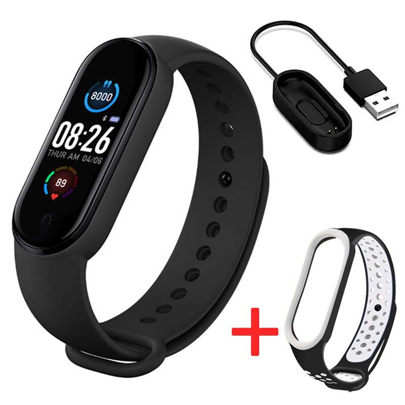 M5 Smart Watch Fitness Bracelet Band Trcker Sport Pedometer Blood Pressure Heart Rate Smarthwatch For Women Men Wristbands: 2