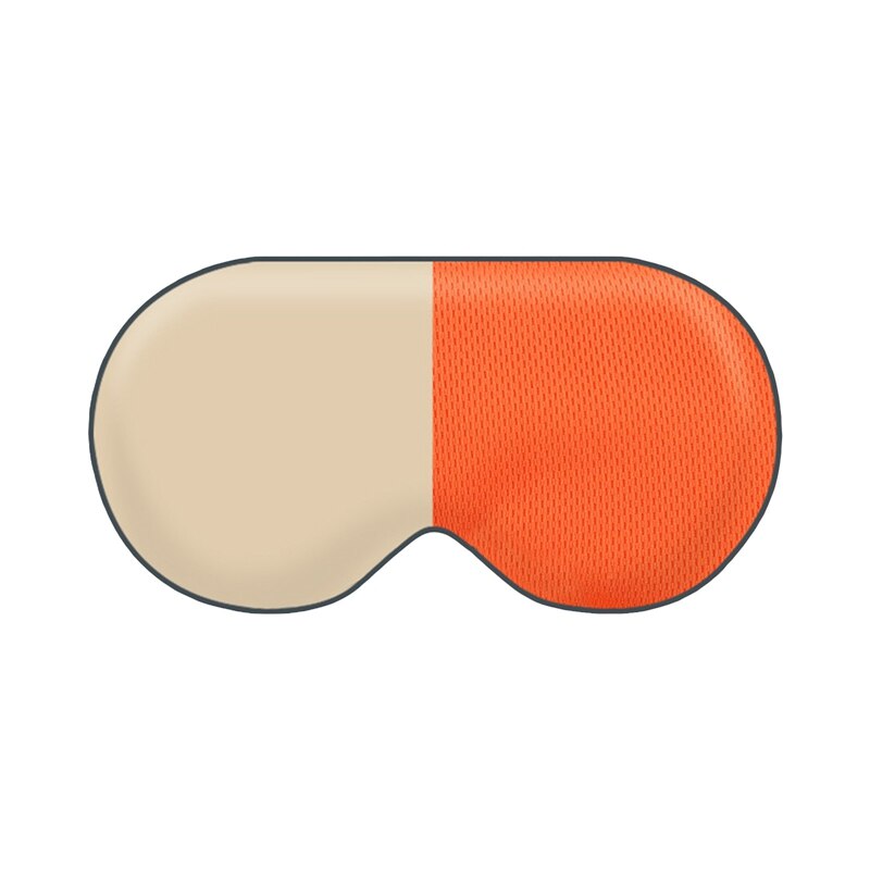 Zijde Dubbele-Side Shading Slaapmasker Slapen Eye Mask Cover Ooglap Blinddoeken Slaapmasker Gezondheid Slaap Shield Licht: OR