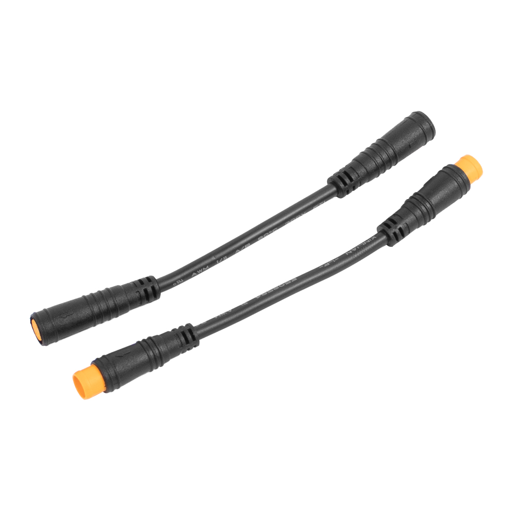 Cable de acelerador de pulgar con Sensor de 3 pines para bicicleta eléctrica, conectores impermeables para Motor, Cables hembra-hembra/macho-macho, 3 pines