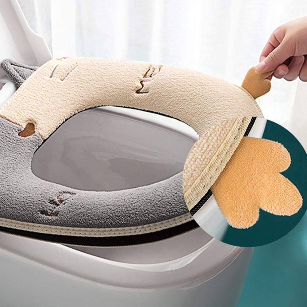 Niedlicher, Wärmer toilettenbezug mit griff, we... – Grandado