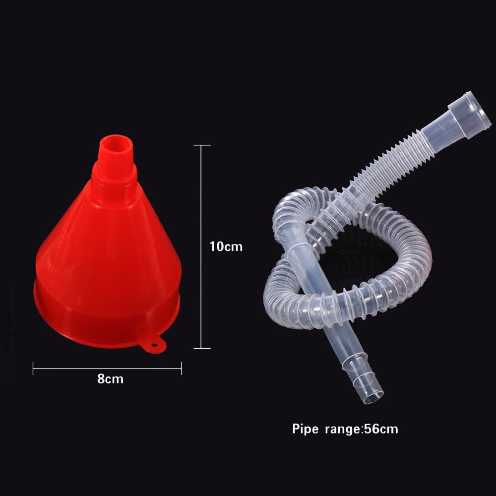 56cm Universal Motorcycle Truck Car Fueling Funnel Removable Plastic Refueling Car Funnel Refueling Accessories