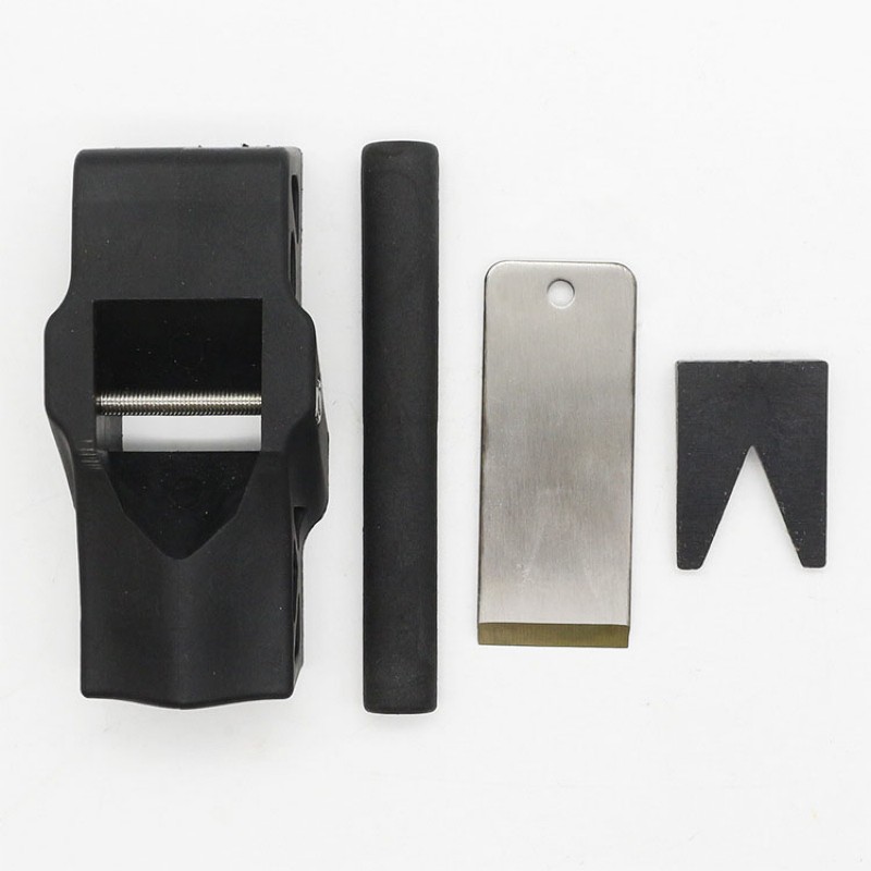 1 pièces Mini main pousser en plastique noir bois rabot main rabotage petite raboteuse bois outils de bricolage