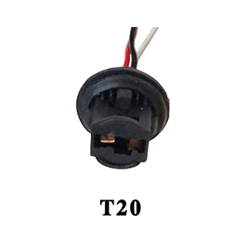 Enchufe de cerámica para H1 / H3/H4 /H7 /H8/H11/HB3 9005/HB4 9006/BA15S/BAU15S/T10/T20, Conector de bombilla led para Cable de lámpara de coche: T20 7440 7443
