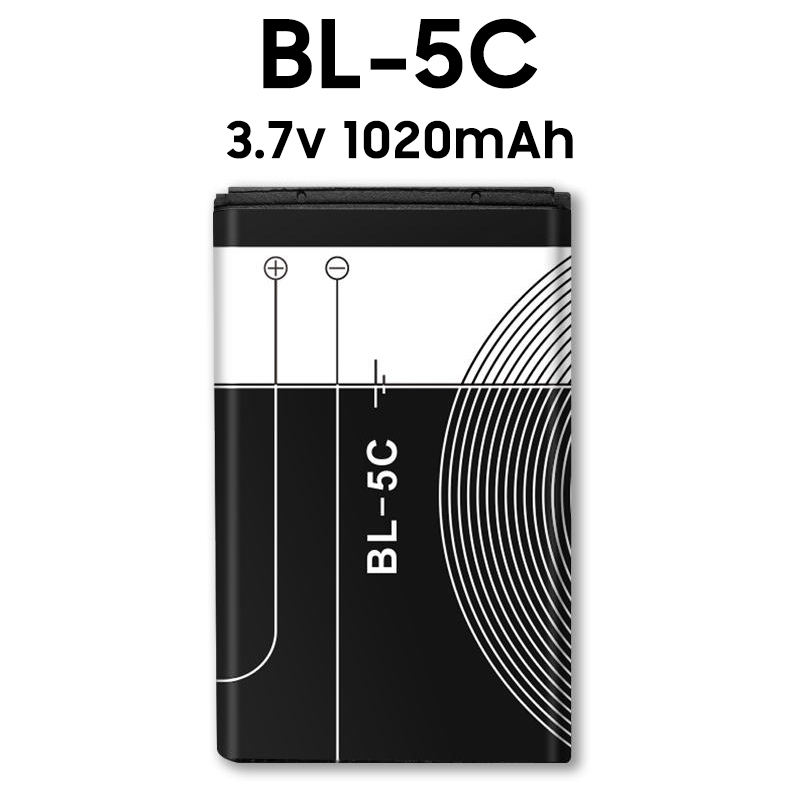 Batterie de téléphone Lithium polymère BL 5C BL5C BL-5C 3.7V, pour Nokia 1100 1110 1200 1208 1280 2600 2700 3100 3110 5130 6230 1600