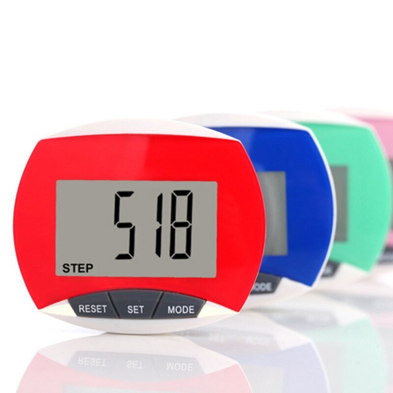 Multifuntion LCD Belt Clip Digital Pedometer Waterproof Walking Steps KM Distance Calories Counter Digital Pedometers Fitness