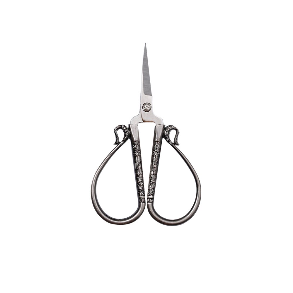 Lmdz Gunstige Cloud Shear Europese Retro Klassieke Vintage Antieke Craft Naaien Tailor Schaar-Papier Snijden Schaar &amp; Borduren: gun gray