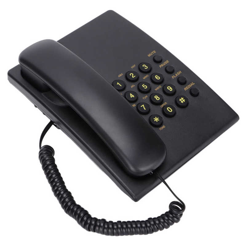 KX-T435 Desktop Corded Telephone Wired Landline Phone with Adjustable Volume Caller ID for Home Hotel Office