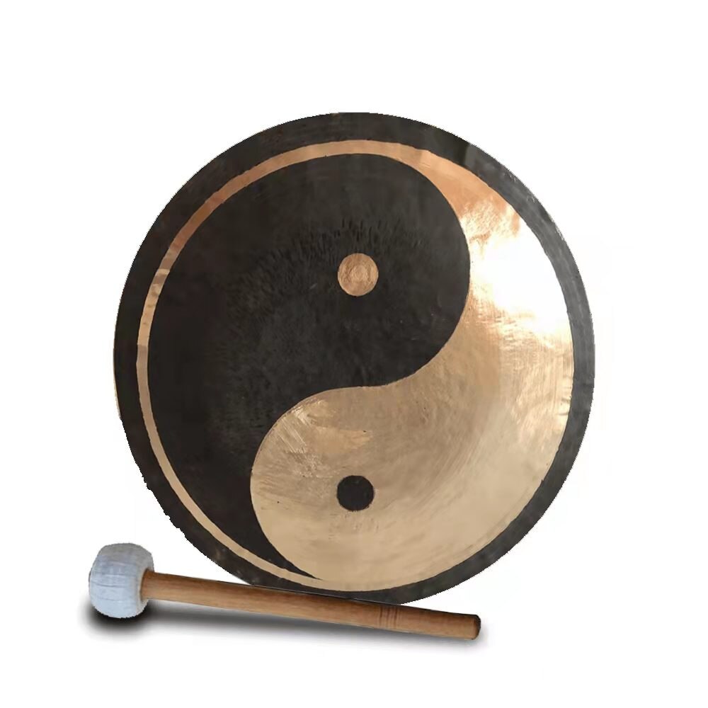 Arborea 14&quot;Wind Gong 35cm Deep wave/Lotus/Taichi/Sun/Eclipse Feng gongs Gong Healing Best Choice