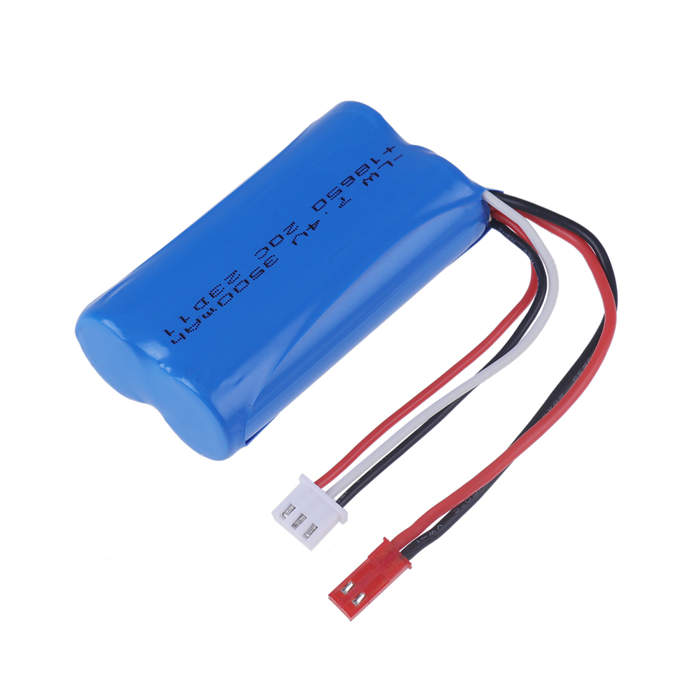 18650 7.4V 3500mAh Li-ion Battery With JST Plug 2S for UDIRC UD1601 UD1602 UD1604 UD1607 SG1603 SG1604 RC Flat Sports Car Toys​