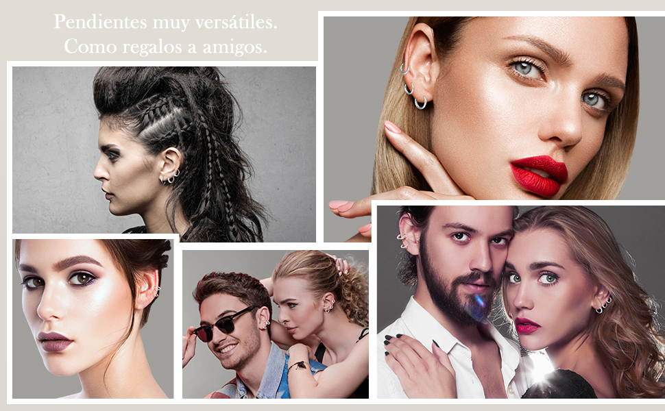Simple Stainless Steel Small Hoop Earrings for Women Men Cartilage Ear Piercing Jewelry Pendientes Hombre Mujer