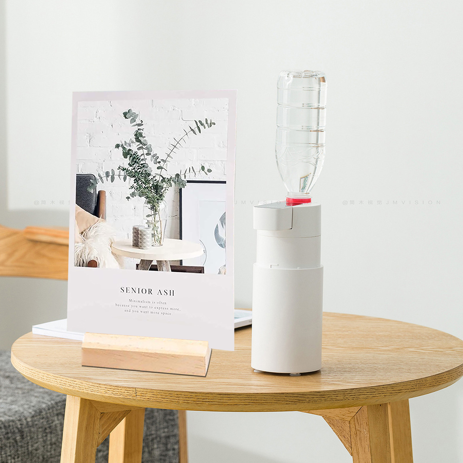 Wood Display Stands 12 Pack Menu Photo Picture Stands for Wedding Dinner Home Party Events Decoration