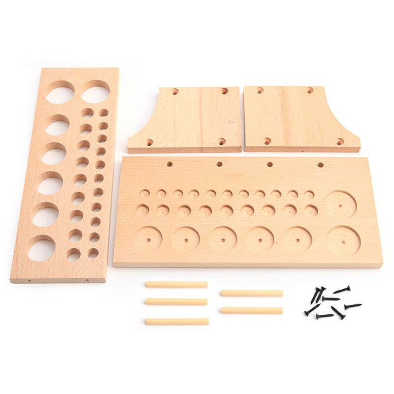 1set 27 Holes 4 Spool Thread Stand Rack Tool Stamp... – Grandado