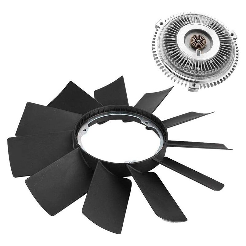 Fan Blade + Fan Clutch Kit 11527505302 for BMW E36 E46 E53 E34: Default Title