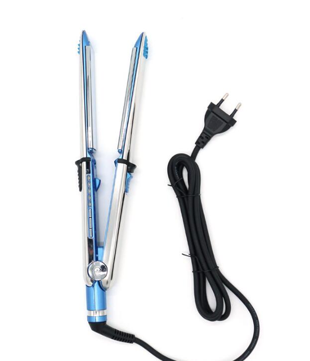 Max 750F Pro titanium floating plate flat iron hair straightener fast electric straightening LCD digital 100-240v