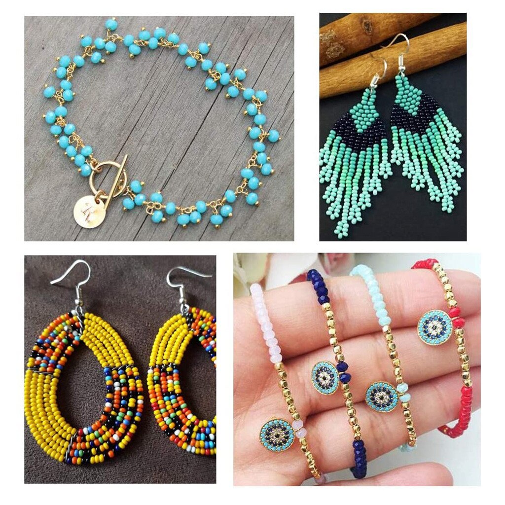 Mini crystal beads DIY bracelet art and jewelry making set #3684