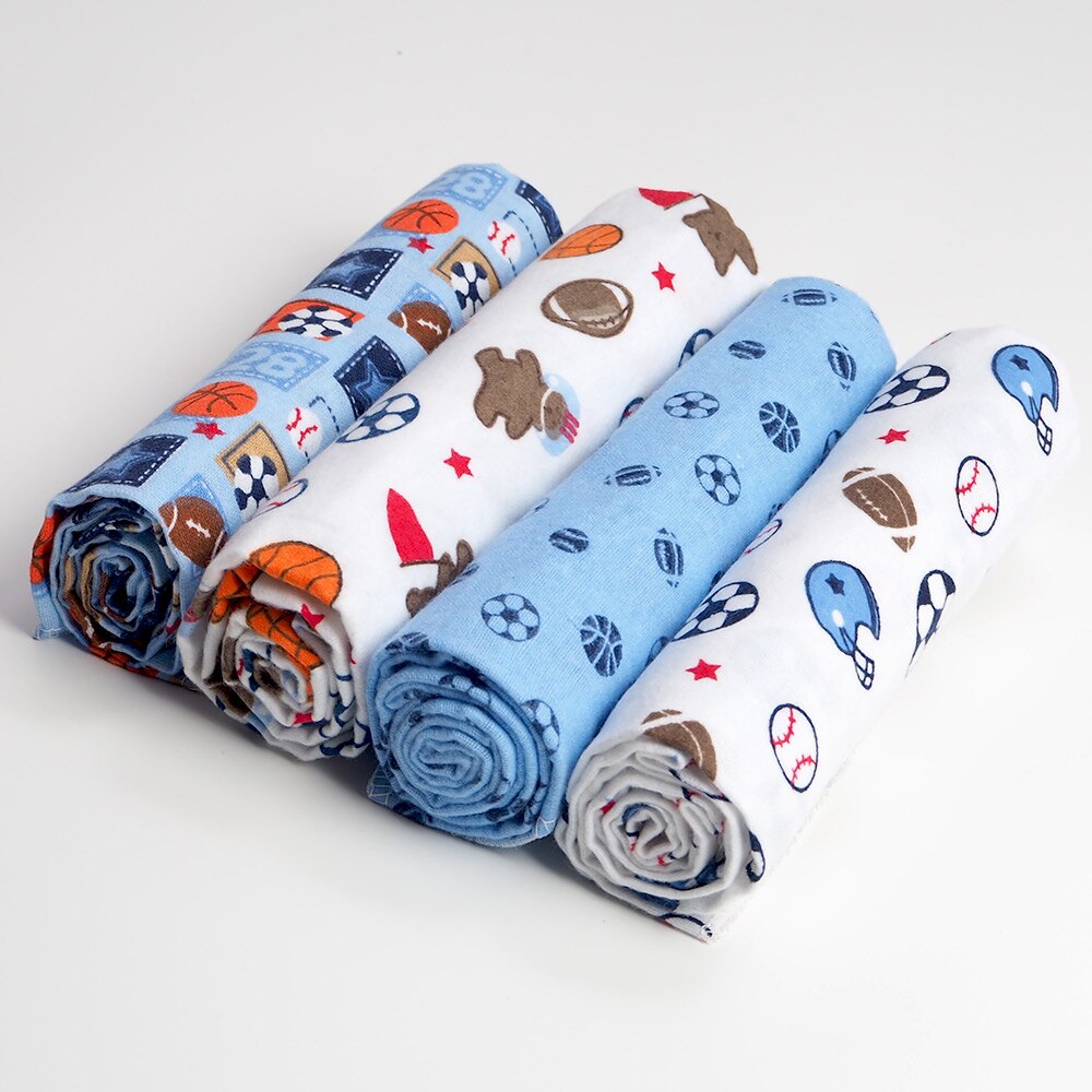 4 teile/los Neugeborenen Musselin Windeln 100% Baumwolle Flanell Baby Decke freundlicher Swaddle wickeln Weich Decken Produkte Für Neugeborenen: PJ3381T
