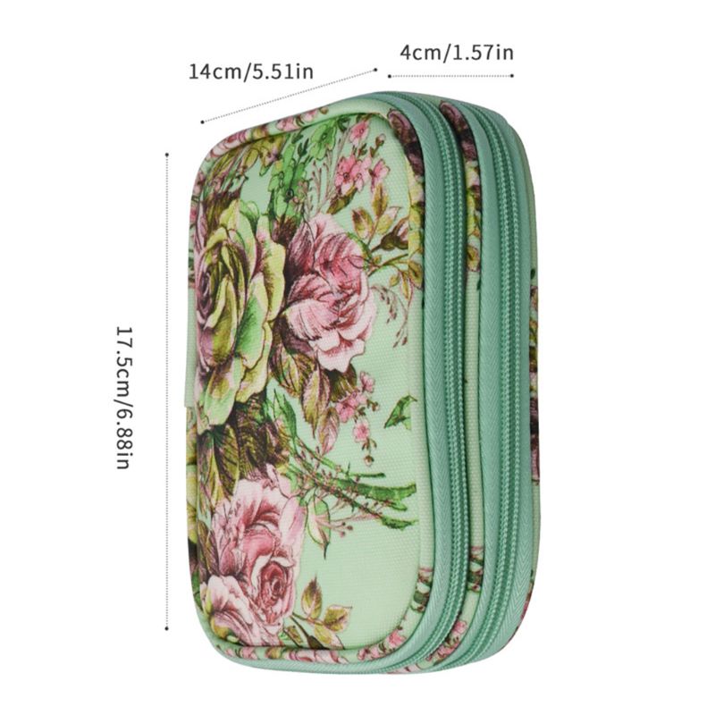 Haaknaald Case Lege Rits Zakken Organizer Draagbare Reizen Haak Opbergtas Met Web Pocket En Houders Slots