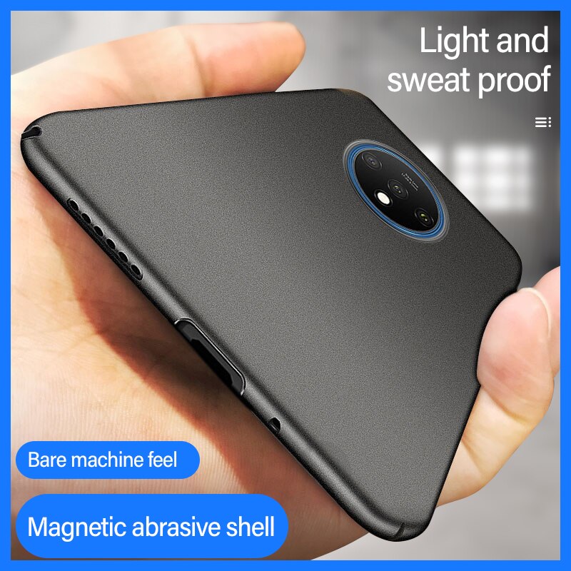 Ultra-fino magnético duro fosco caso de telefone para oneplus 13 12 11 9 8 7 pro 6 t nord 2 ace luxo fosco proteção capa coque
