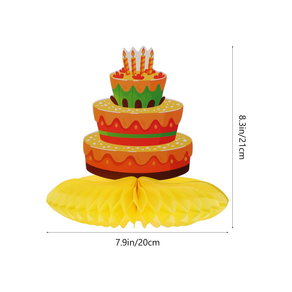 6pcs Birthday Decoration Set Paper Fans Flowers Circle Paper Garland for Party