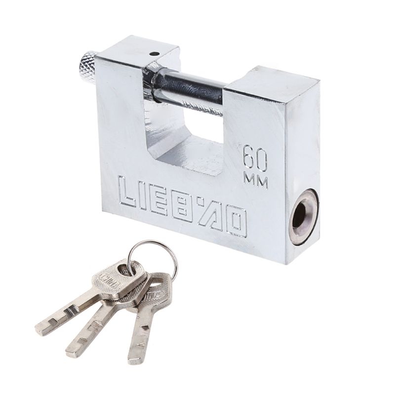 Stainless Steel Burglar Padlock Security Safety Lock Antique Horizontal Opening: 60