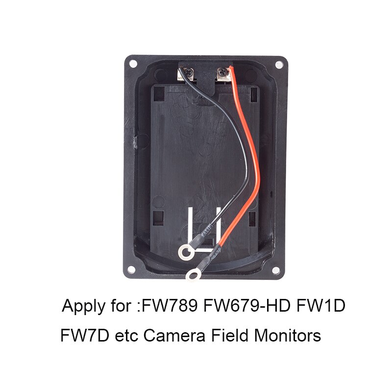 LP-E6 Battery Plate for Camera Field Monitor Feelworld F570 T7 T756 FW703 FW760 FW759 FW1018S A737 Etc Video Camera Monitor: HULU