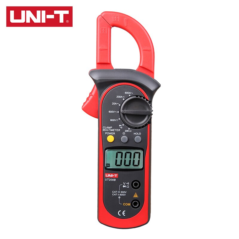 UNI-T UT200A/UT200B Digital Clamp Meter LCD backlight with 1999 readings manual range Over-range prompt Data retention