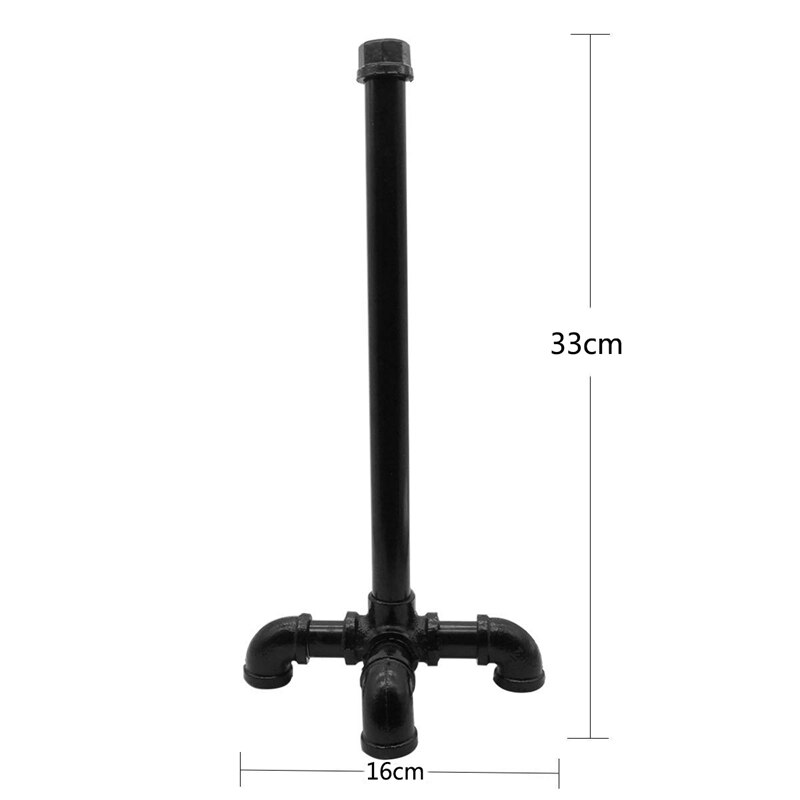 Industrial Vertical Tube Paper Towel Holder, Kitchen Paper Towel Holder Countertop for Kitchen And Bathroom, Easy To Tear Roll M