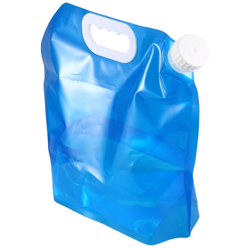 ! Bidon d'eau pliable 5 litres bleu