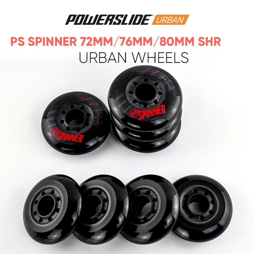 Roues de patins à roulettes powerglide 100% originales, 72 76 80mm 85A, roues de patins en ligne urbains, pneus de patinage impérial pour les patineurs SEBA, 8 pièces