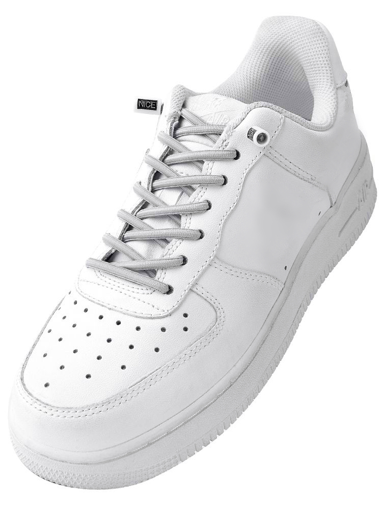 Joli verrouillage lacets sans attaches lacets élastiques baskets enfants adultes lacets de chaussures rapides bandes de caoutchouc rondes sans cravate chaussures
