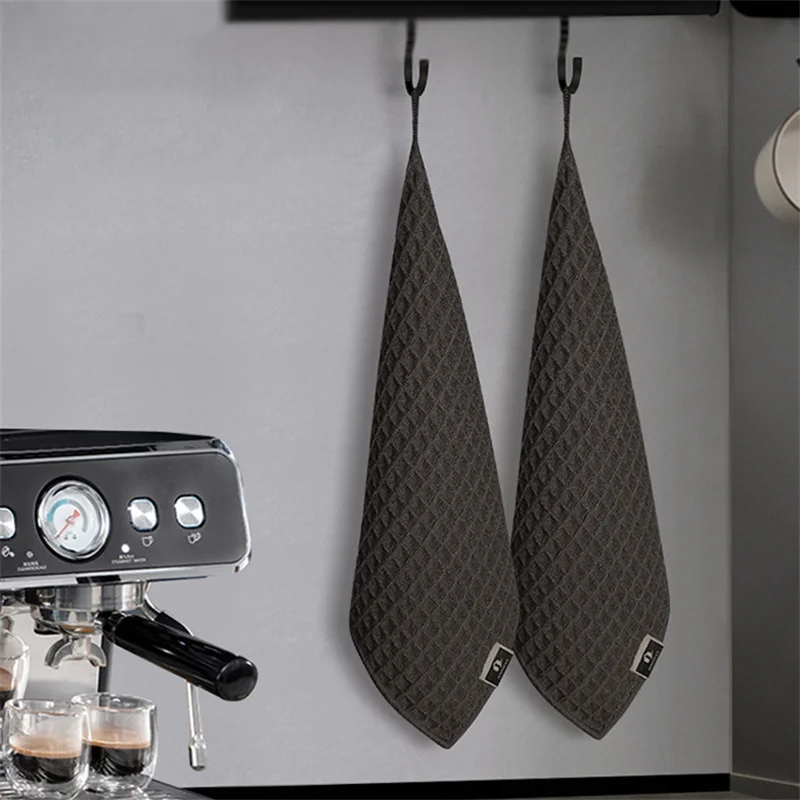 Toalla de limpieza de Barista para cafetería, paño de limpieza de microfibra súper absorbente, toallas para cocina, limpiador de máquina de café para el hogar, 1/4 unidades