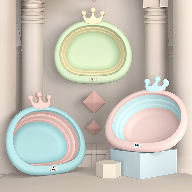 Bañera plegable para bebé recién nacido, bañeras para Baby Shower, lavado de cuerpo, portátil, plegable, lavable, respetuoso con el medio ambiente