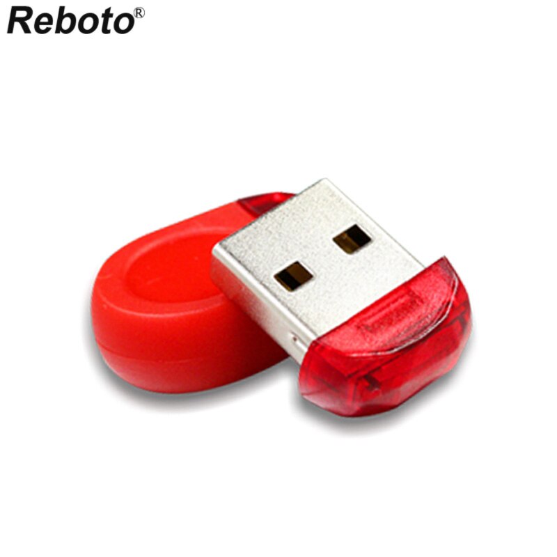 Reboto USB 2.0 8GB 16GB 32GB 64GB super mini nero cle USB flash drive di alta qualità pen drive di memoria del USB del bastone U disk migliore regalo