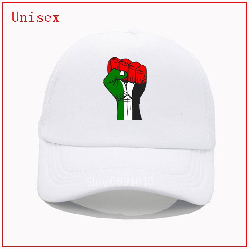 Palestina Speranza cappello con scudo di plastica cappelli della spiaggia delle donne cappello di maglia del cappello del sole per le ragazze di Stampa Personalizzata cappelli per le donne berretto da baseball: white / Kids