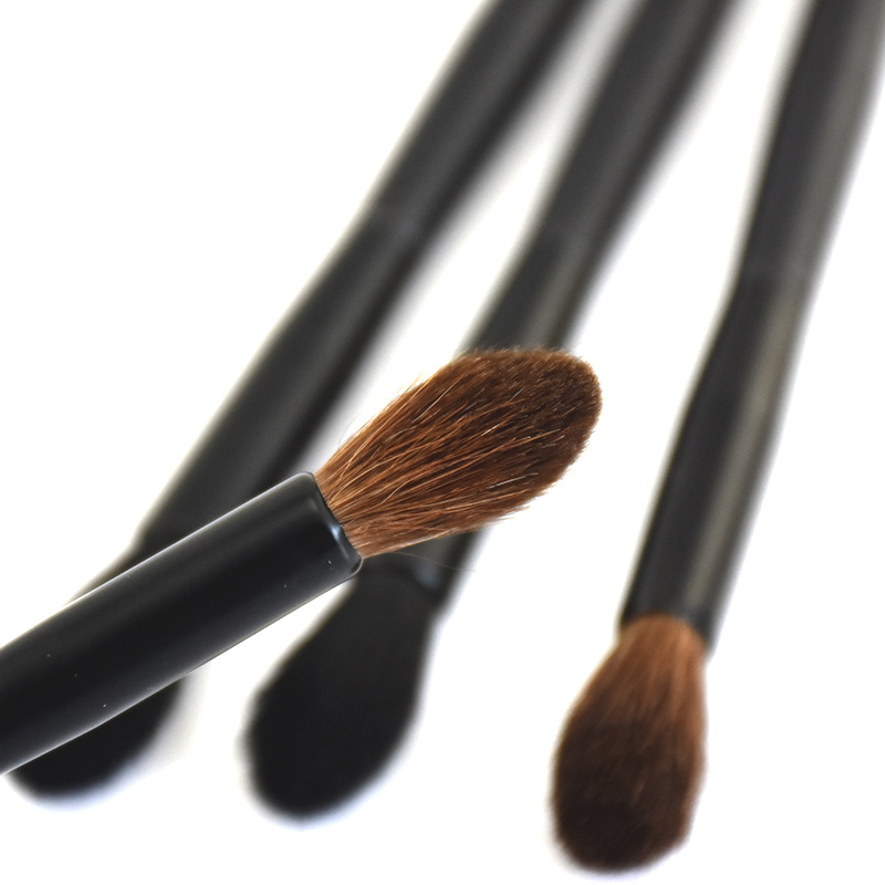 MECLOVOR, 1 pieza, brocha para resaltar el contorno de la nariz, cepillo de manchas, pelo de Animal, lana, cepillo para pelo de caballo, Kits de herramientas cosméticas para mujeres