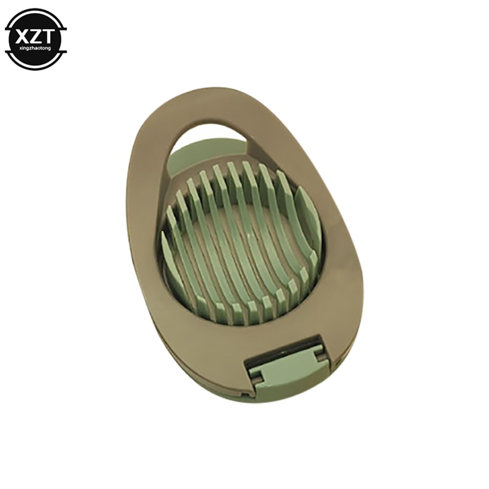Multifunction Egg Slicers Section Cutter Divider Plastic Egg Splitter Cut Egg Device Kitchen Egg Tools: Gray