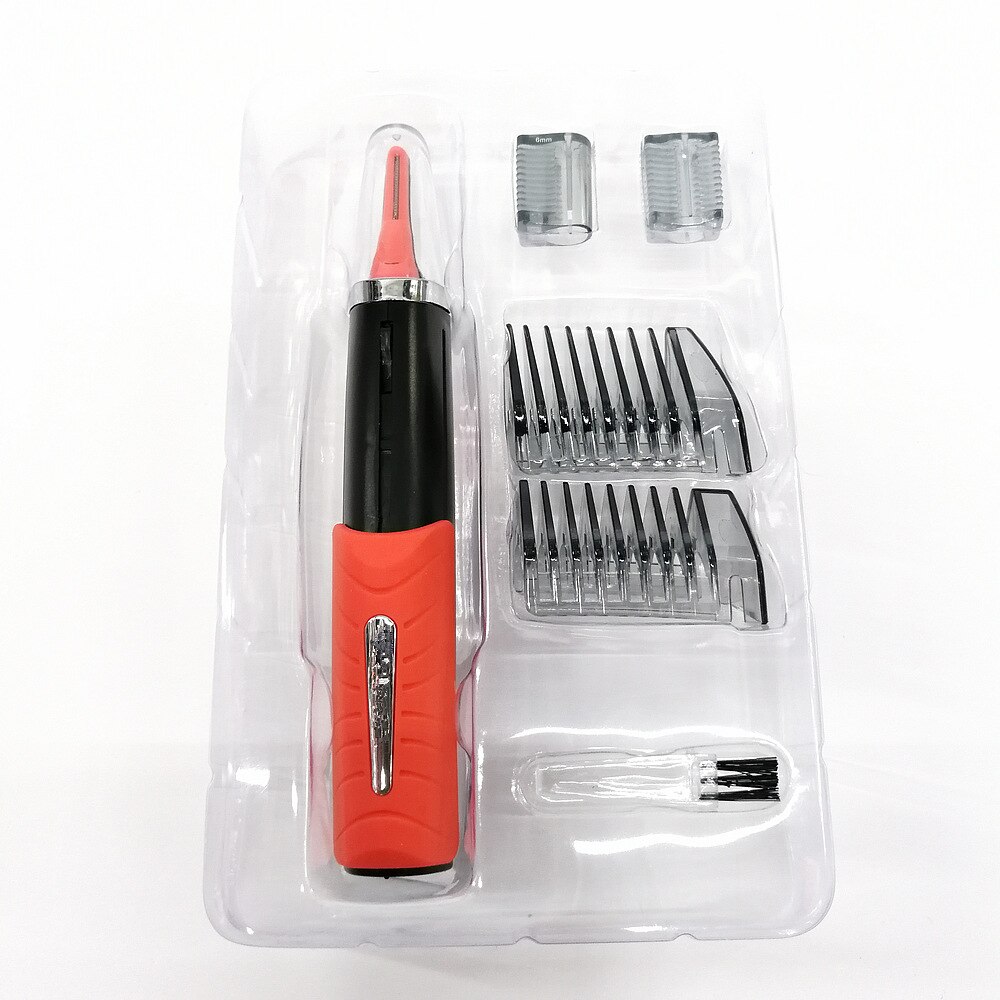 Micro precisante ceja, oreja Trimmer nariz eliminación Clipper máquina de afeitar eléctrico Personal cuidado de la cara de pelo Trimer con luz LED