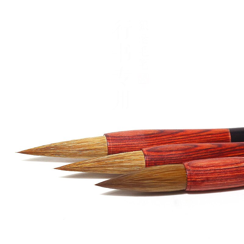 Chinese penseelpen van hoge kwaliteit, huzhou wezelhaar penseelpen, lopend schrift, chinese wolfhaar kalligrafiepenselen, tinta china