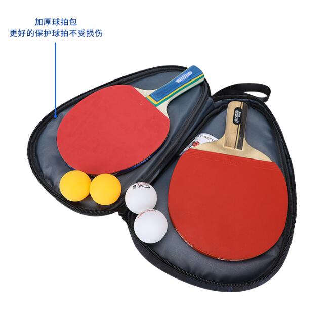 Tafeltennis Racket Cover Outdoor Sport Tafeltennis Training Tas Draagbare Tafeltennis Opbergtas Dubbele Set