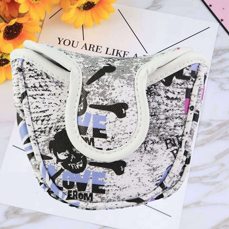 Square Mallet Putter Cover Golf Headcover For TaylorMade Spider Tour Magnet