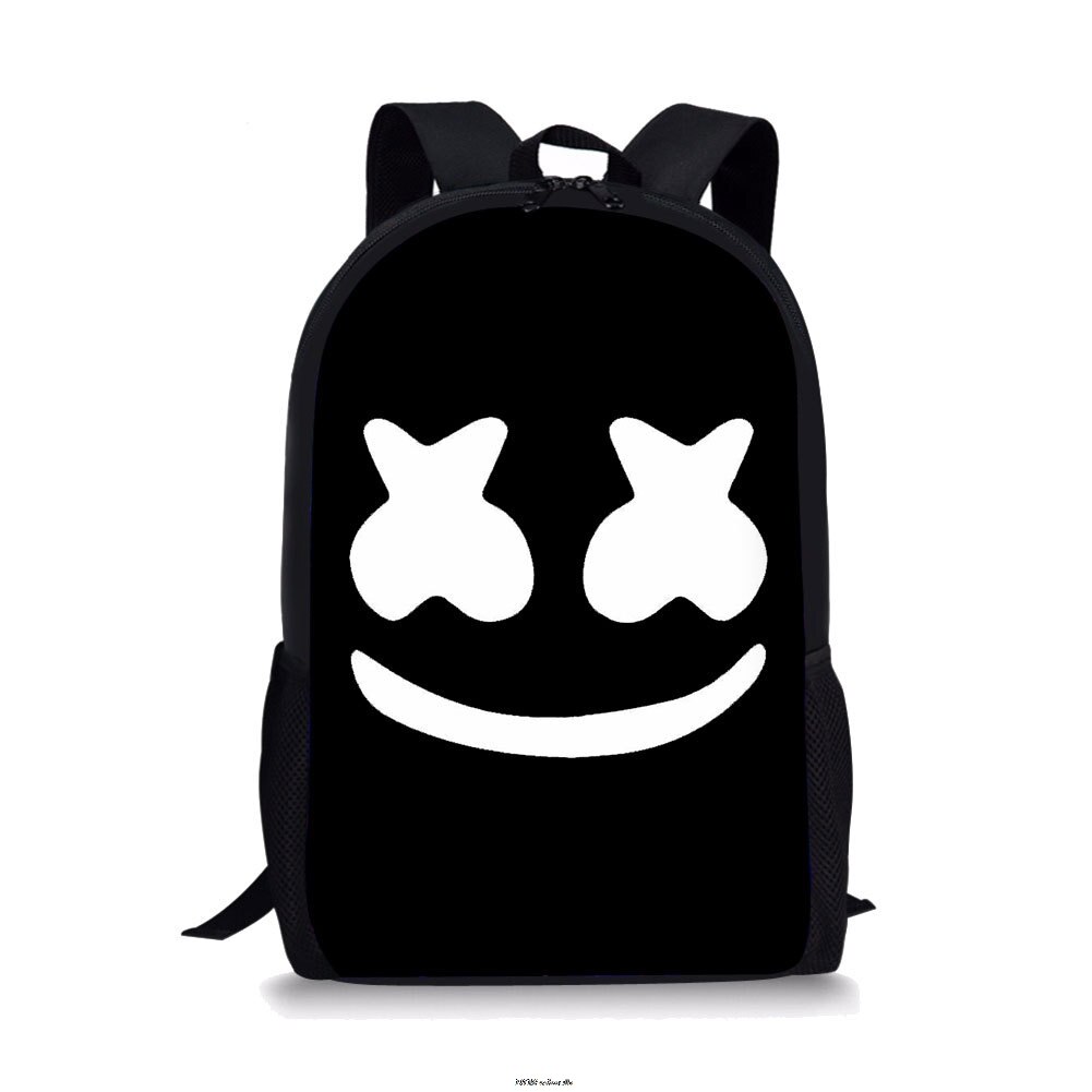 Kid Boys Girls School Bag Mochila Infantil DJ Marshmello Backpack 3D Prints Waterproof with Crewmate Christmas On Sell