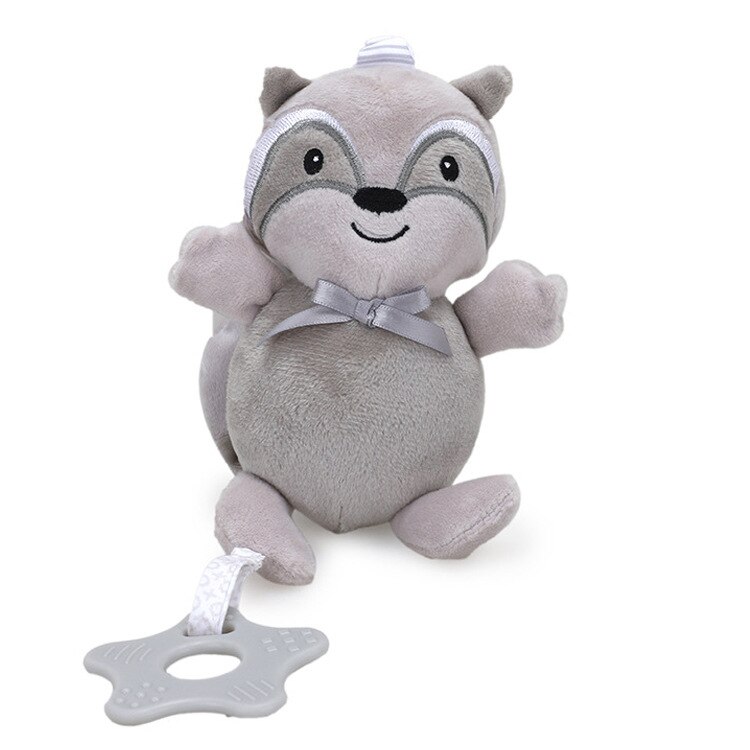 Baby Kinderen Rammelaar Speelgoed Cartoon Dier Pluche Hand Bell Kinderwagen Bijtring Wieg Opknoping Rammelaars Baby Trooster Speelgoed: cat  3