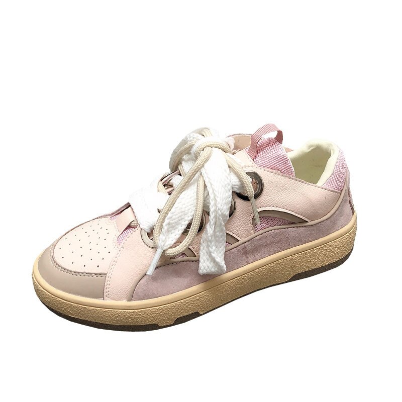 Women Skateboarding Shoes,Casual Shoes,Canvas Shoes with Exaggerated Shoelaces,Size 35-40