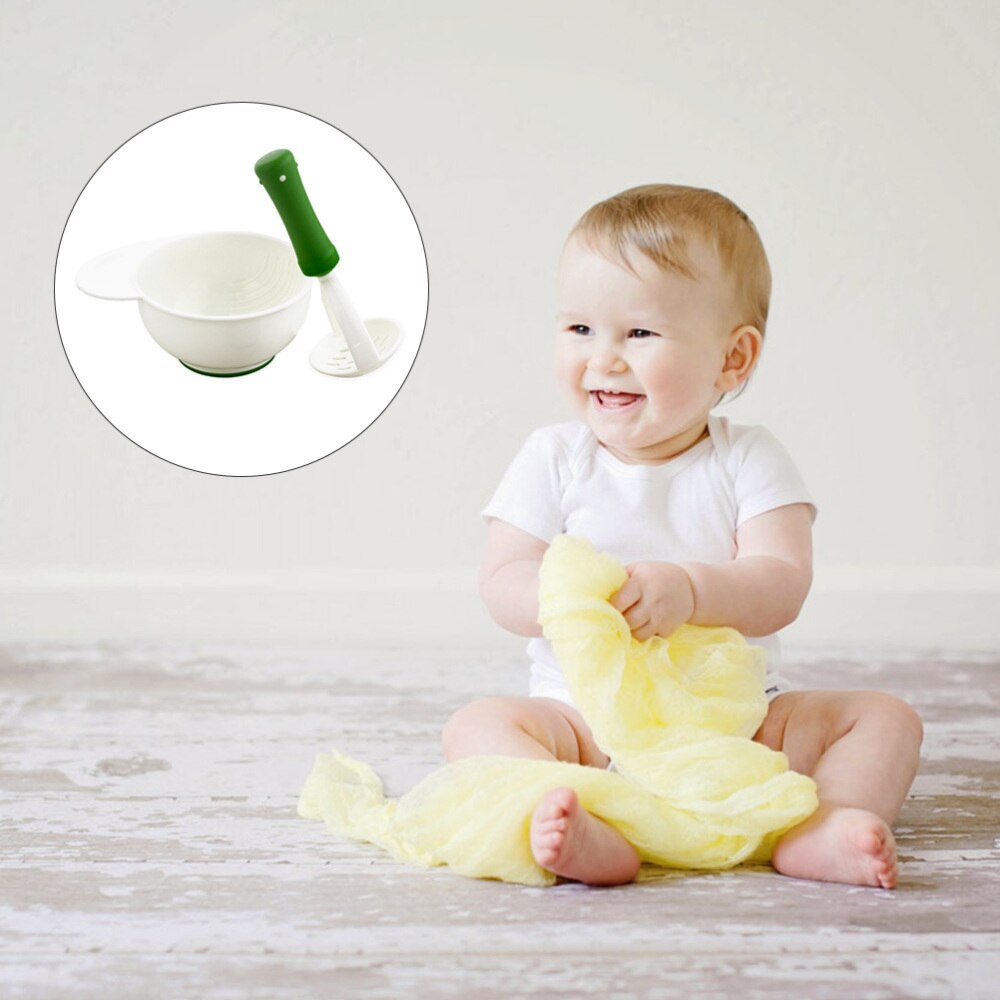 1Set Grinding Bowl Durable Safe Multi-Functional Toddler Training Bowl Food Mill Bowl for Baby Toddlers: Default Title