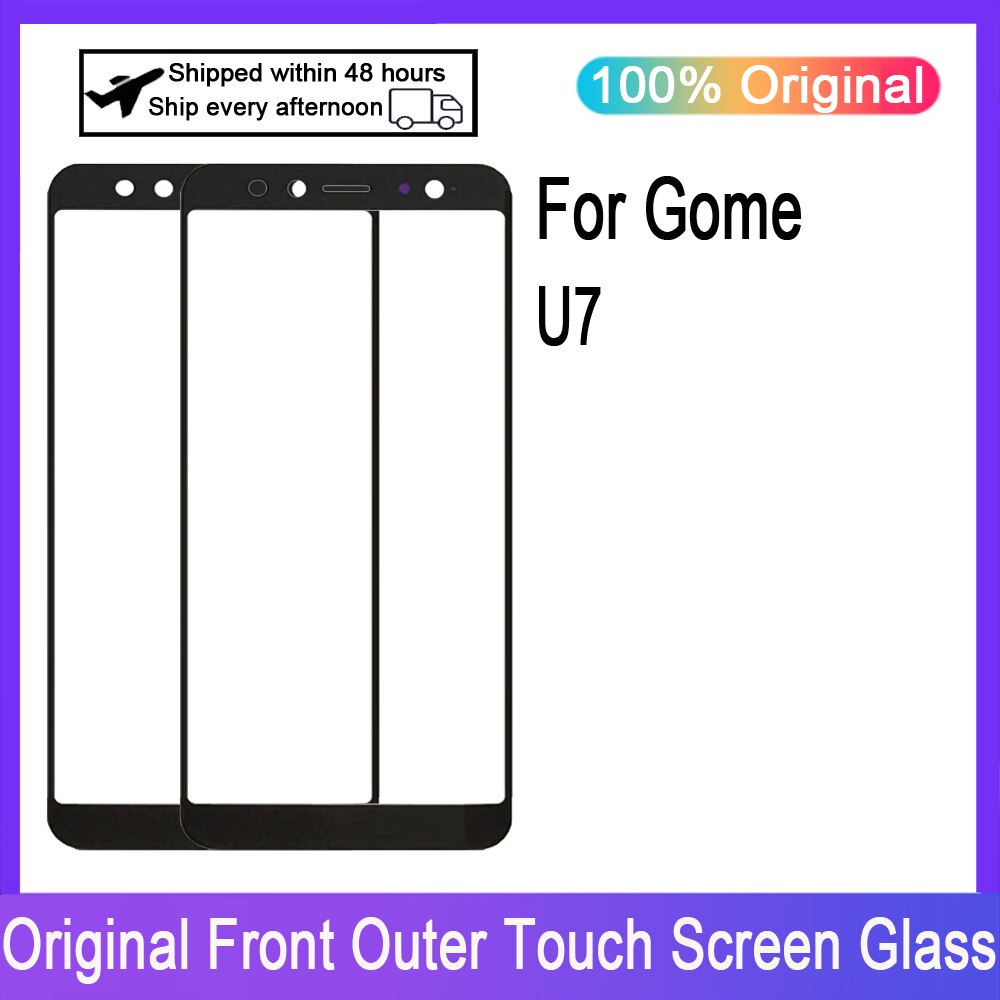 Lcd Touch Panel Voor Glas Voor Gome U7 Front Touch Panel Glas Cover Lens Reparatie