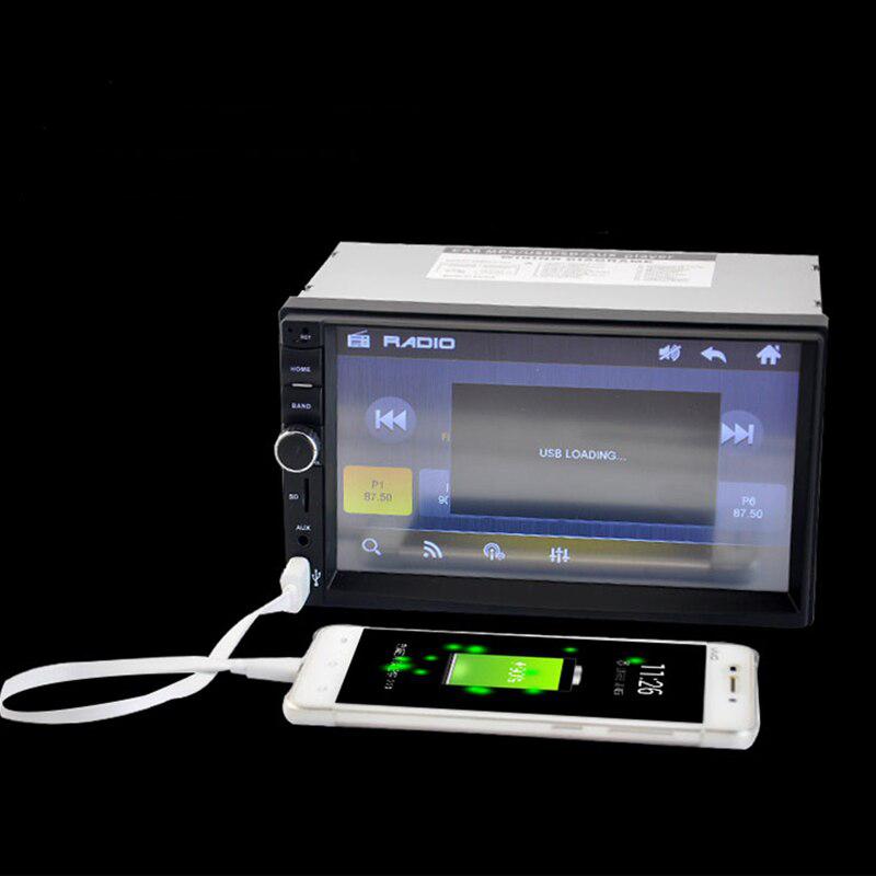 Kuulee 18cm 7018B Double 2 Din Car Video Player Touch Screen Multimedia player MP5 Player USB FM Bluetooth Car MP5 Player