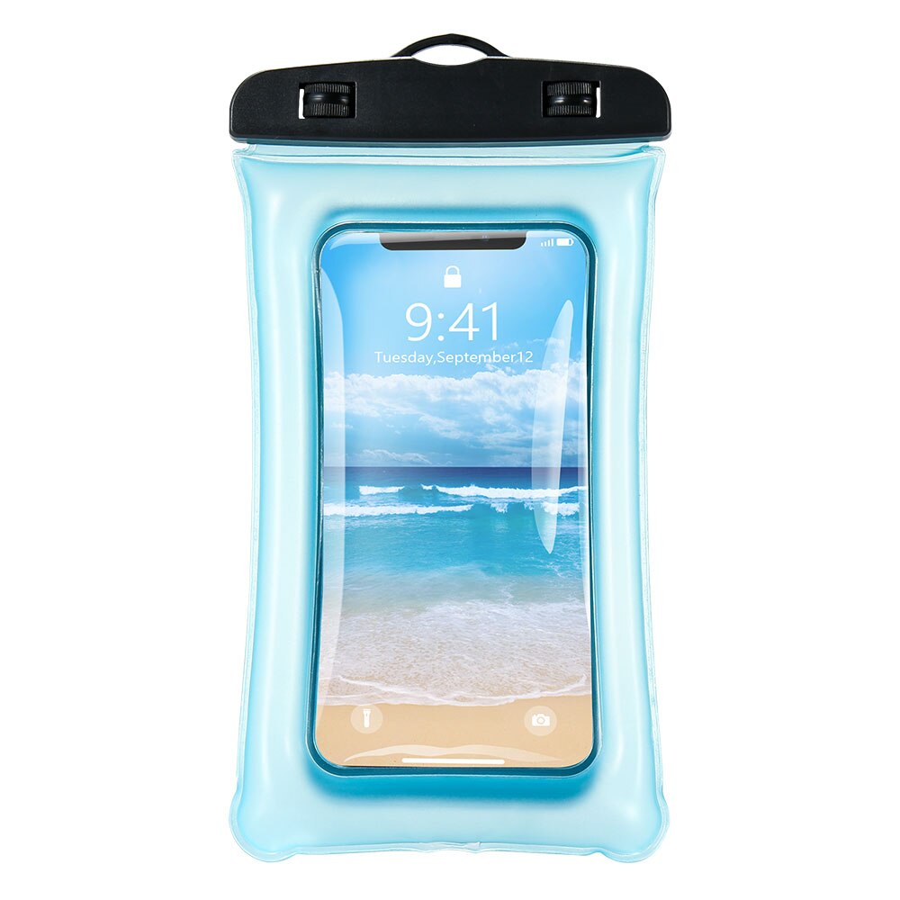 KISSCASE Universal Waterproof Case For Redmi Note 7 5 K20 Pro K20 Water proof Phone Case For Samsung Galaxy A70 A50 A40 A30 A60: Clear Light Blue